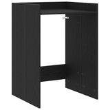 Wash Machine Cabinet with Storage Black Oak 67.5 x 62 x 97 cm 8006809