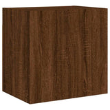 TV Wall Cabinets 2 pcs Brown Oak 40.5x30x40 cm Engineered Wood 836909