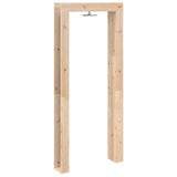 Outdoor Shower 226 cm Solid Pine Wood and Stainless Steel 886336