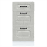 Kitchen Base Cabinet Kalmar Concrete Grey Engineered Wood 854244