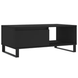 Coffee Table Black 90x50x36.5 cm Engineered Wood 830573