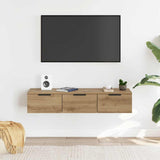 Wall Cabinet Artisan Oak 102x30x20 cm Engineered Wood 856986
