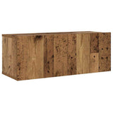 Wall Mounted TV cabinets 8 pcs Old Wood Engineered Wood 3328975