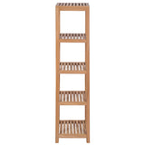 4-Tier Bathroom Storage Rack Solid Teak 42x42x165 cm 246500