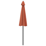 Garden Parasol with Aluminium Pole 270 cm Terracotta 47309