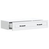 Wall-Mounted Side Table Wall-mounted White 87.5 x 34.5 x 17 cm 899345