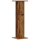 Plant Stands 2 pcs Old Wood 30x30x95 cm Engineered Wood 3307880