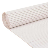 Double-Sided Garden Fence 90x500 cm White 43627