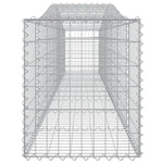 Arched Gabion Basket 400x50x60/80 cm Galvanised Iron 153413