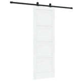 Sliding Door ORKDAL White 73.5 x 211 cm Solid Pine Wood 3333469