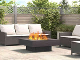 Fire Pit Black 80 x 80 x 40 cm Steel 858956
