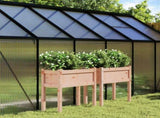 Garden Planters 2 pcs with Legs Solid Wood Douglas 837561