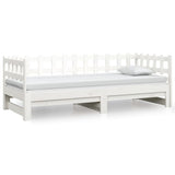 Pull-out Day Bed without Mattress White 2x cm 820777