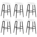 7 Piece Bar Set White 3057452