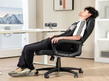 Faux Leather Office Chair - Black T3398P342398