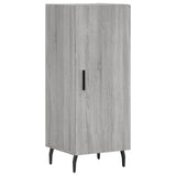Highboard Grey Sonoma 34.5x34x180 cm Engineered Wood 3200151
