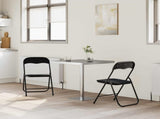Folding Chair 2 pcs Black 48 x 44 x 78 cm Velvet 42029068