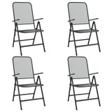 ZNTS 5 Piece Garden Dining Set Anthracite Metal Mesh 3211819