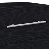 Bathroom Sink Cabinet with Drawer Black Oak 41 x 38.5 x 48 cm 3415986