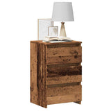 ZNTS Bedside Cabinet Old Wood 40x35x62.5 cm Engineered Wood 856522