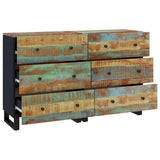 Sideboard Set of 2 Multicolour Blue, Green, Orange 3143637