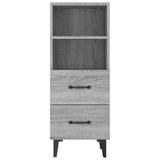 817418 Sideboard Grey Sonoma 34,5x34x90 cm Engineered Wood