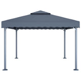 Gazebo 400x300 cm Anthracite Aluminium 48063
