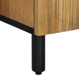 Bathroom Cabinet Brown 38x33x160 cm Solid Wood Mango 4017742