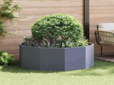 Planter Anthracite 120 x 120 x 50 cm Steel 883747