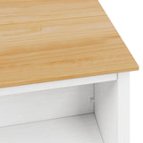 Kitchen Islands HILL White 112 x 66 x 90 cm Solid Pine Wood 42025036