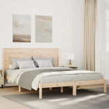 Extra Long Bed Frame without Mattress 160x210 cm Solid Wood 3309301