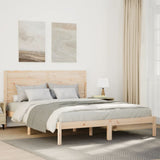 Extra Long Bed Frame without Mattress 160x210 cm Solid Wood 3309301