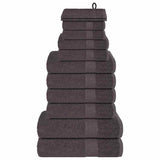 12 Piece Towel Set "FROGN" Anthracite 360 gsm 137096