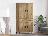 Highboard 2 pcs Artisan Oak 69.5 x 34 x 180 cm Engineered Wood 3415977