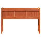 Garden Planter with Legs Wax Brown 110x31x70 cm Solid Wood Pine 837568