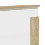 Bed Frame Sonoma Oak 120 x 200 cm Engineered Wood 3408874