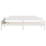 Bed Frame without Mattress White 80x200 cm Solid Wood Pine 850912