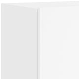 5 Piece TV Wall Units White Engineered Wood 3216457