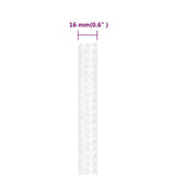Boat Rope Full White 16 mm 100 m Polypropylene 152574