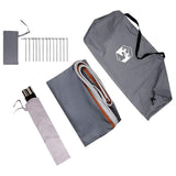 Tailgate Tent -Person 285 x 255 x 245 cm Grey and Orange 42001079