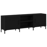 TV Cabinet Set Black Oak 150 x 30 x 50 cm Engineered Wood 862962