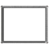 Raised Garden Bed Silver 100 x 80 x 55 cm galvanized 8006390