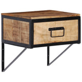ZNTS Bedside Cabinet 40x35x40 cm Solid Wood Mango 358916