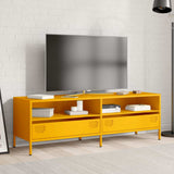 TV Cabinet Mustard Yellow 135x39x43.5 cm Cold-rolled Steel 851337