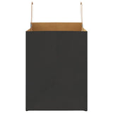Paper Bags 250 pcs with Handles Black 32x22x28 cm 4101876