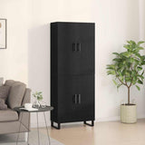 Highboard 2 pcs Black oak 69.5 x 34 x 180 cm 3333104