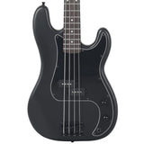 Electric Bass Guitar for Beginner with Bag Black 4/4 46" 70185