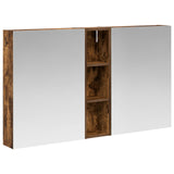 Bathroom Cabinet Set 3 pcs 120 x 14.5 x 70 cm Engineered wood 3403748
