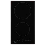ZNTS Ceramic Hob with 2 Burners Touch Control 3000 W 50783