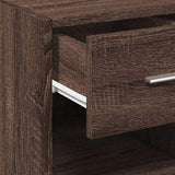Sideboard Brown Oak 40x42.5x93 cm Engineered Wood 846319